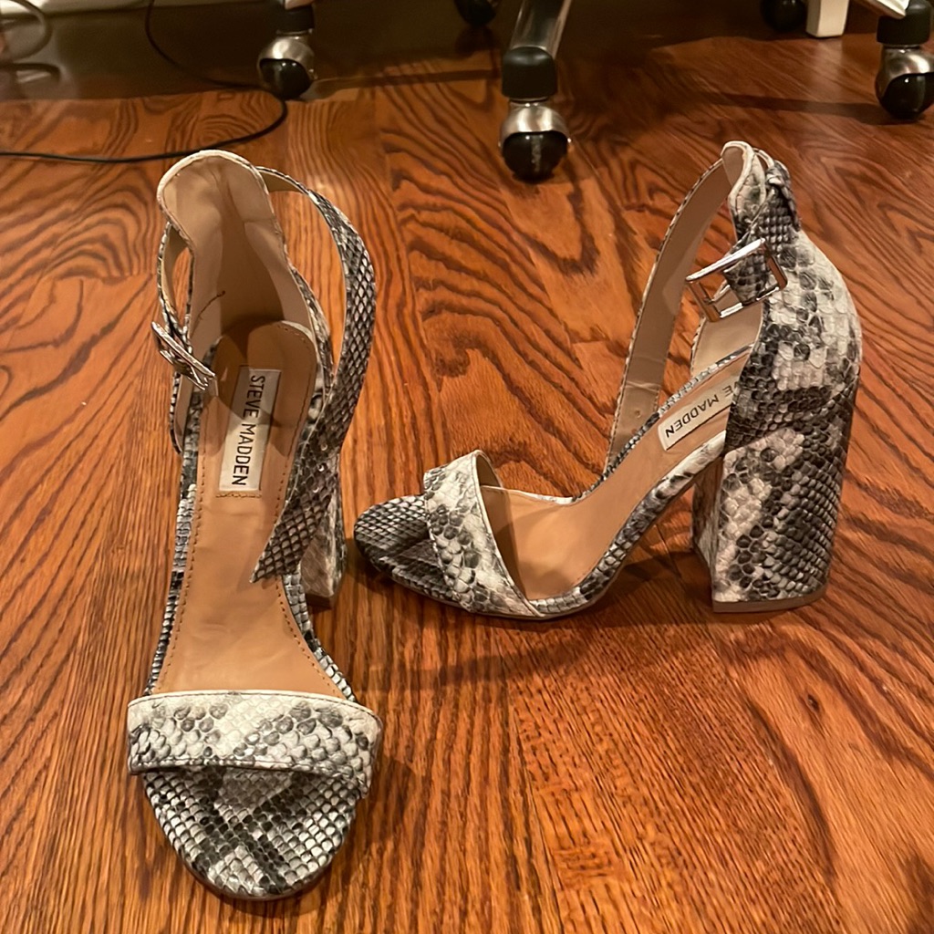 Steve Madden Python Heels